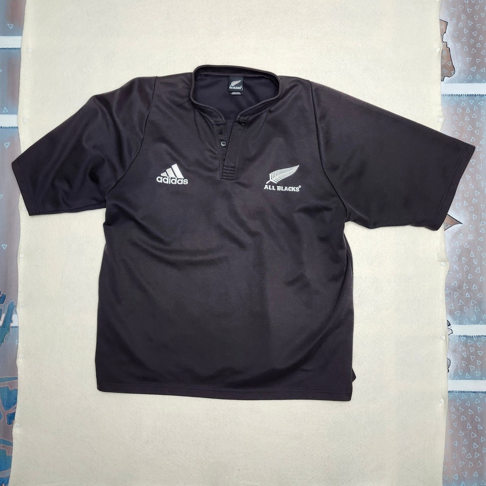 New Zealand Rubgy Jersey Mens XXL Adidas All Blacks Pullover